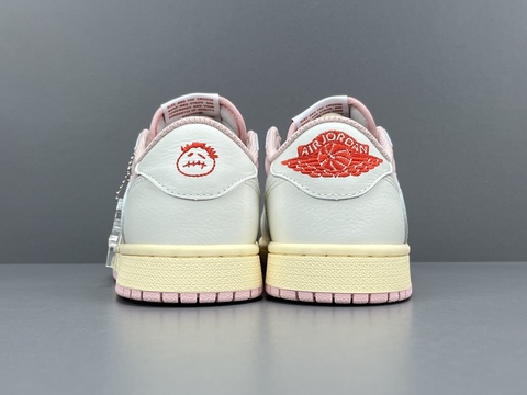 Travis Scott x Air Jordan 1 Low 'Sail/Shy Pink' 
