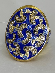Навои (кольцо  из серебра)