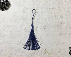 Кисть декоративная,L 8-8,5 см, тёмно-синий