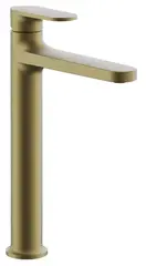 Смеситель для раковины высокий BELZ B11713-5 латунь, брашированное золото