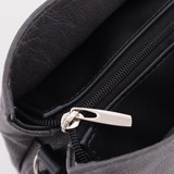 Сумка Саломея 1134 македония серый + черный