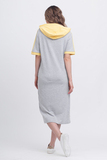 Платье для беременных и кормящих 12628 серый