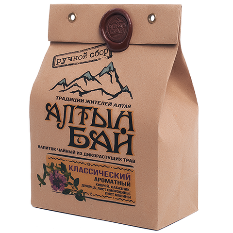 Напиток чайный из дикорастущих трав «КЛАССИЧЕСКИЙ» ароматный, Алтын Бай