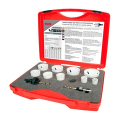 Набор коронок Bi-metall PK2 19-64мм HSSE-Co8 11пр Ruko 126306