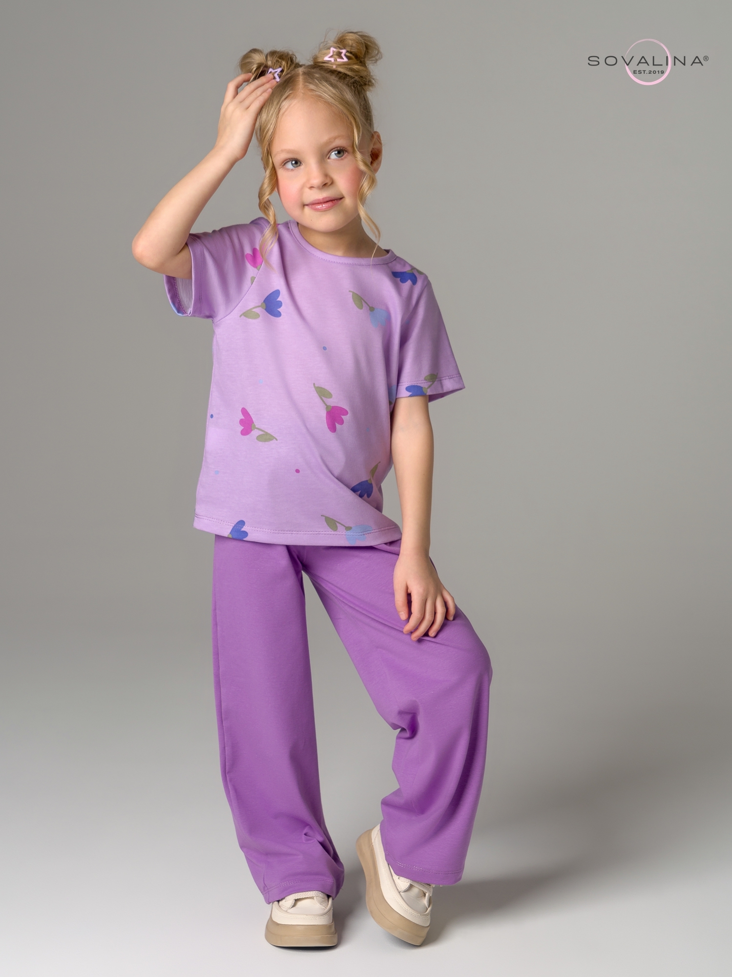 Костюм Лето сиреневый колокольчик-сирень