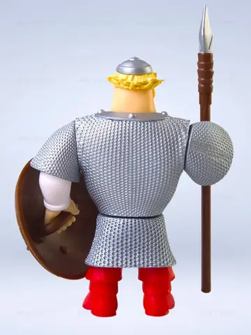 Набор фигурок Алеша Попович Илья Муромец Добрыня Никитич из мультфильма Три Богатыря