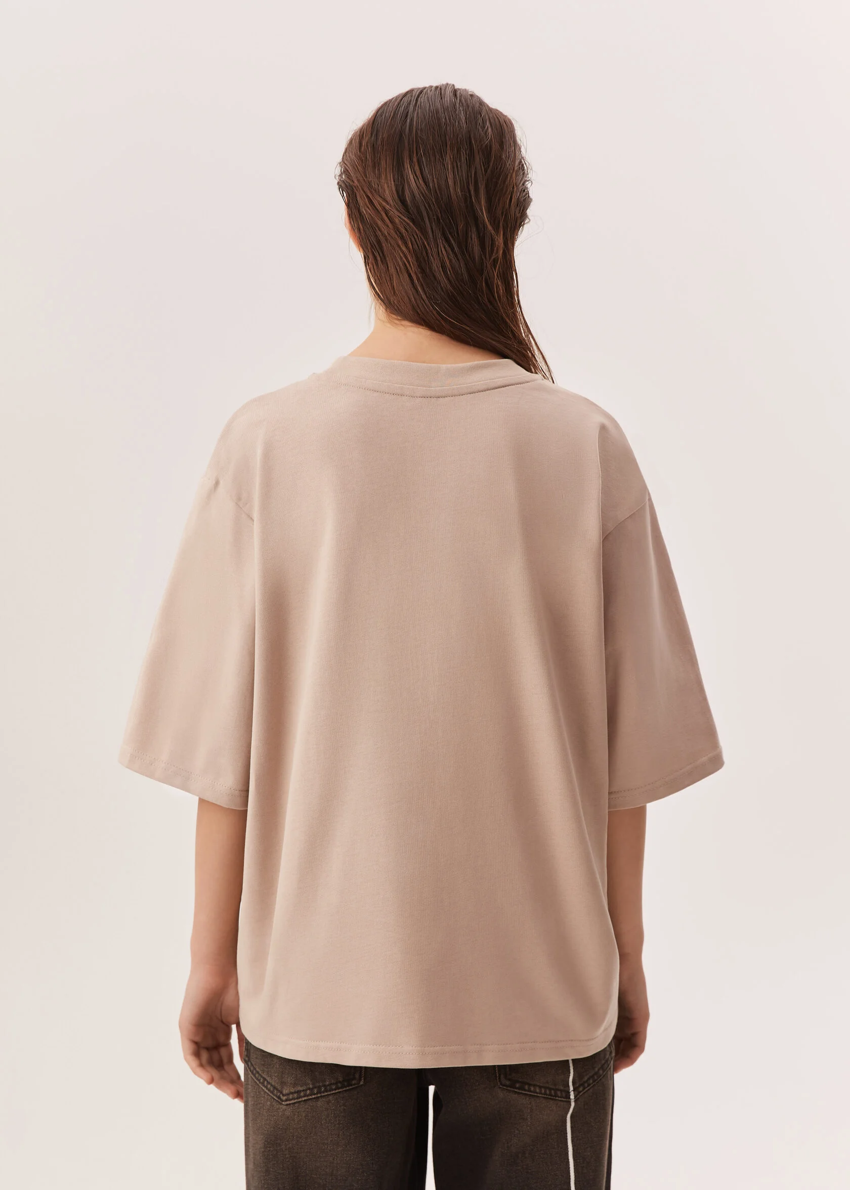 Футболка CAT SURF бежевого цвета