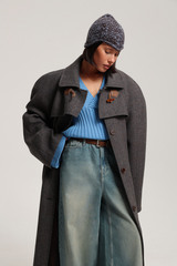 Пальто реглан миди