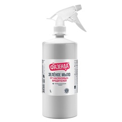 69-8-231 Зеленое мыло средство для защиты растений от насекомых-вредителей и болезней, 1л,01-690 Фазенда