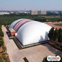 Воздухоопорное сооружение для ледовой арены «Зимний Дом», 45×27×11 м