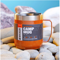 Термокружка Stanley Classic с ручкой 0,35L (10-09366-290) Hammertone Clay - 2