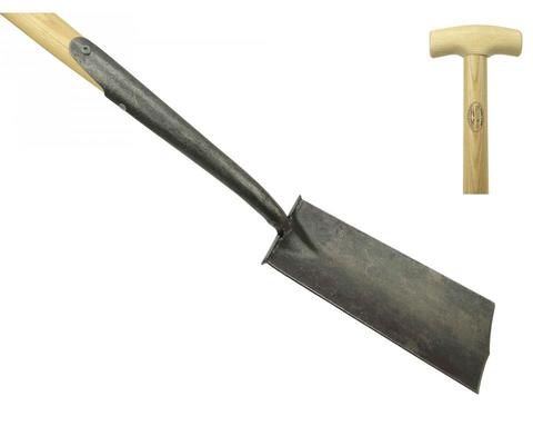 Английская пересадочная лопата DeWit с подставкой для ноги, рукоятка из ясеня 750мм