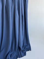 Вискоза с нейлоном, плательная ткань, Джинсовый синий