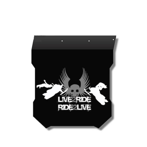 Live to ride (Брызговик для снегохода)