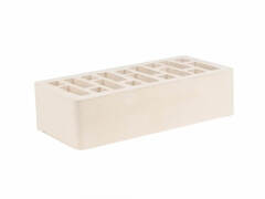 Кирпич лицевой Белый, Гладкий, 1NF