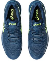 Теннисные кроссовки Asics Gel-Resolution 9 - mako blue/safety yellow