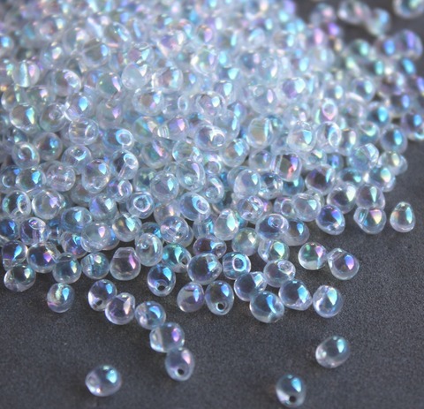 DP-0250 Бисер Миюки дропс /Miyuki drops Crystal AB