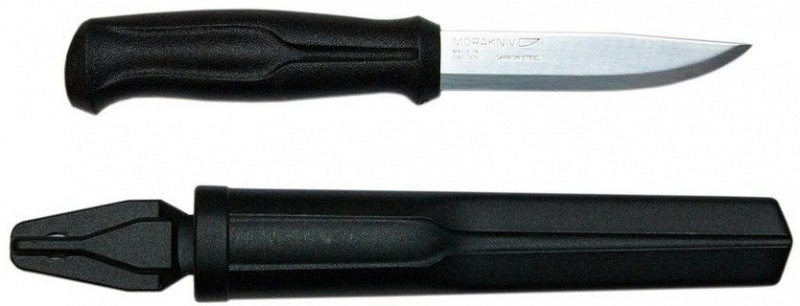 Нож Morakniv No. 510, универсальный/туристический, углеродистая сталь, клинок 95мм, чёрный