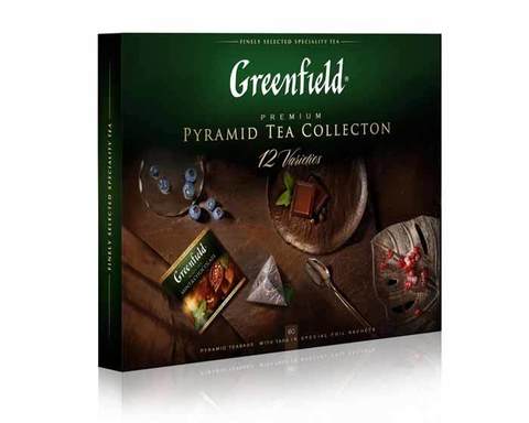 Набор чая из 12 видов в пирамидках Greenfield