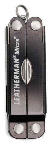 Мультитул Leatherman Micra 65 mm, 10 функций, чёрный (64320181N)