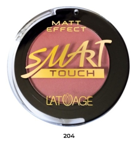 L’atuage Румяна компактные SMART TOUCH №204 средне-розовый