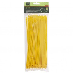Хомуты, 250 x 3.6 мм, пластиковые, желтые, 100 шт Сибртех