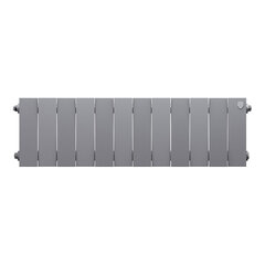 Royal Thermo PianoForte 200 Silver Satin, 12 секций - радиатор с подключением нижним правым