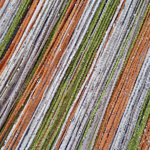 Нитяные шторы дождь радуга - белые, оранжевые, бежевые, оливковые, 300 х 280 см. Арт. 1-3-14-19