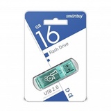 Флешка 16 GB USB 2.0 SmartBuy Glossy (Зеленый)