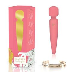 Коралловый wand-вибратор Bella - 19 см. - 