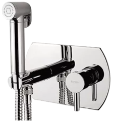REMER N60W Гигиенический душ со смесителем скрытого монтажа (душевой шланг и скрытая часть в комплекте) minimal фото