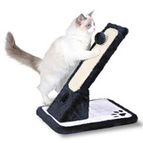 Когтеточка для кошек наклонная черный/белый 30*42*40 см