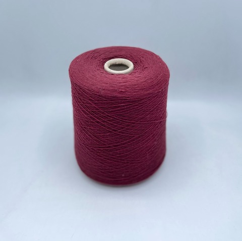 Бобинная пряжа (пр.Италия),1500м/100 гр. 80%шерсть, 20%полиамид, цвет-Бордо,арт-31810