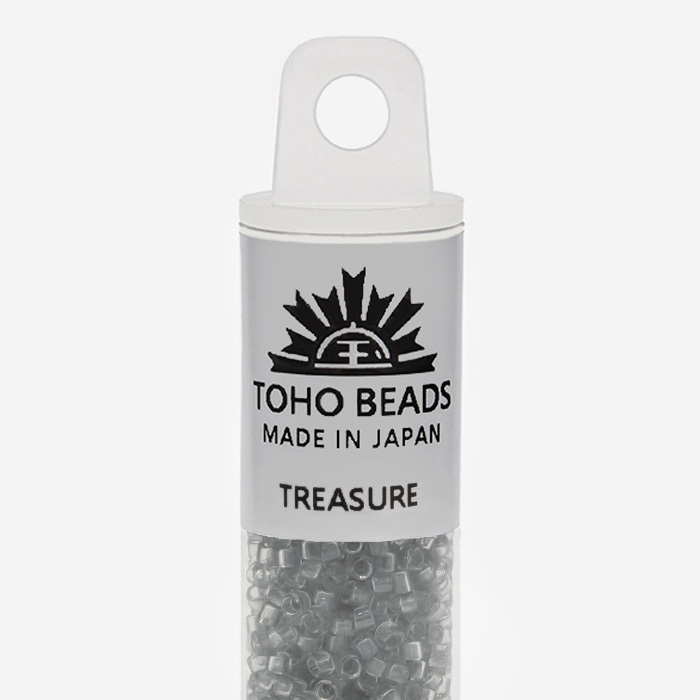 Японский бисер TOHO Treasure (№9), прозрачный