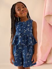 Топ и шорты в комплекте для девочки Next AK4-727, Синий