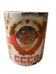 Кружка фарфор 300 мл. Ностальгия СССР.