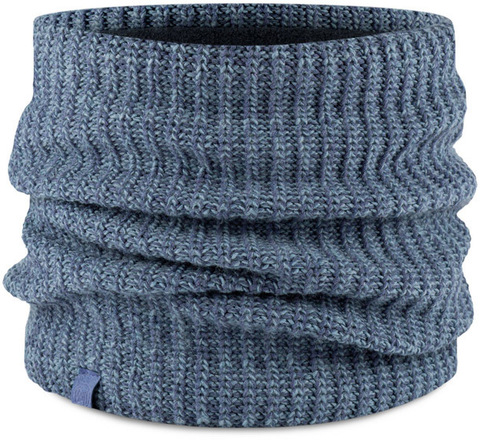 Картинка шарф-труба Buff Neckwarmer Knitted Polar Vaed Dusty Blue - 3