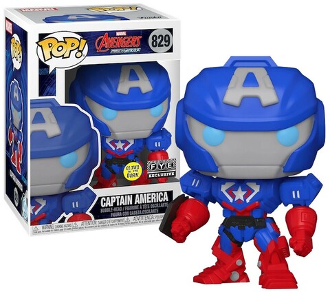 Funko Pop! Marvel: Marvel Mech- Cap. America