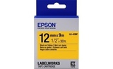 654008 Картридж EPSON с лентой LK-4YBP (пастел. черн./желт. 12/9)