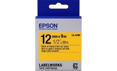 654008 Картридж EPSON с лентой LK-4YBP (пастел. черн./желт. 12/9)