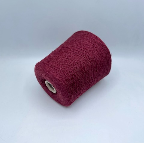 Бобинная пряжа (пр.Италия),1500м/100 гр. 80%шерсть, 20%полиамид, цвет-Бордо,арт-31810