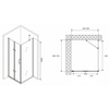 Abber Zart AG08090P-S71 Душевой уголок, 90x70x195
