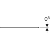 Стеклянная полка Geberit Xeno²: B=45см, H=0.8см, T=45см
