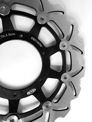 Передние тормозные диски ARASHI для Honda CBR 600 F4i 2001-2007 черные