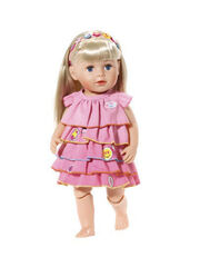 Одежда для куклы 43 см Бэби Борн Baby Born Платье и ободок-украшение