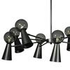 Люстра на штанге Loft It Halley 10046/8 Black