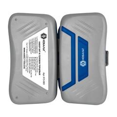 Набор бит и головок с трещоткой КОБАЛЬТ 39 пр.,CR-V (24 биты, 9 головок, трещотка, отв.рук., 2 удл., шарнир, держ.бит) (915-083)