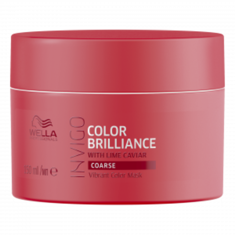 WELLA INVIGO COLOR BRILLIANCE Маска-уход для защиты цвета окрашенных жестких волос 150 мл