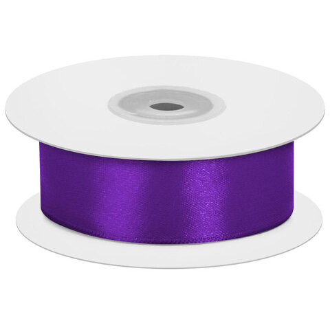 Лента Атласная (1,2см*22,85м) Фиолетовый