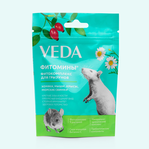 Veda Фитомины функциональный корм для грызунов 50 г